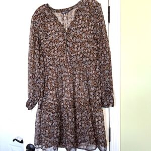 Floral Long Sleeve Blouse/Dress